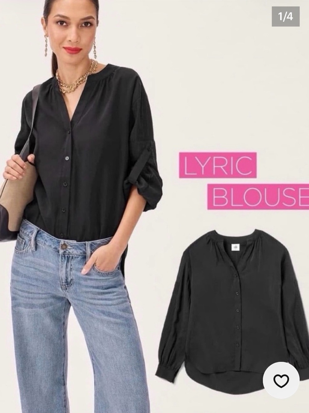 CAbi Lyric Blouse, style #6624, from Spring 2022